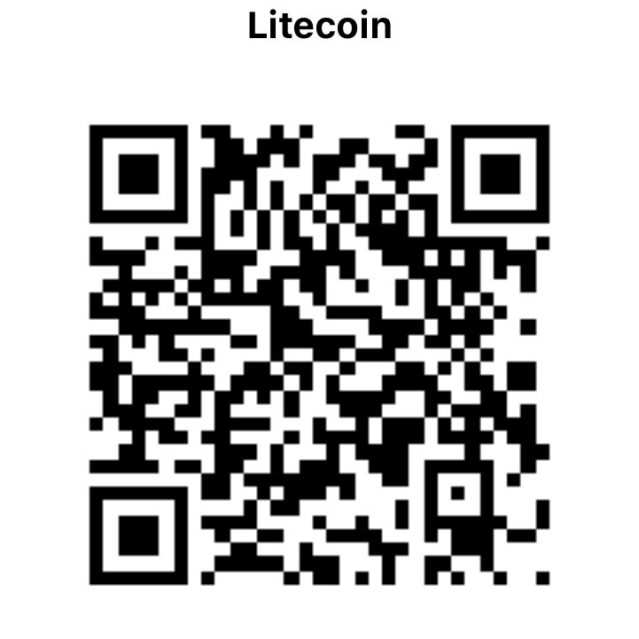 Litecoin tip address QR code